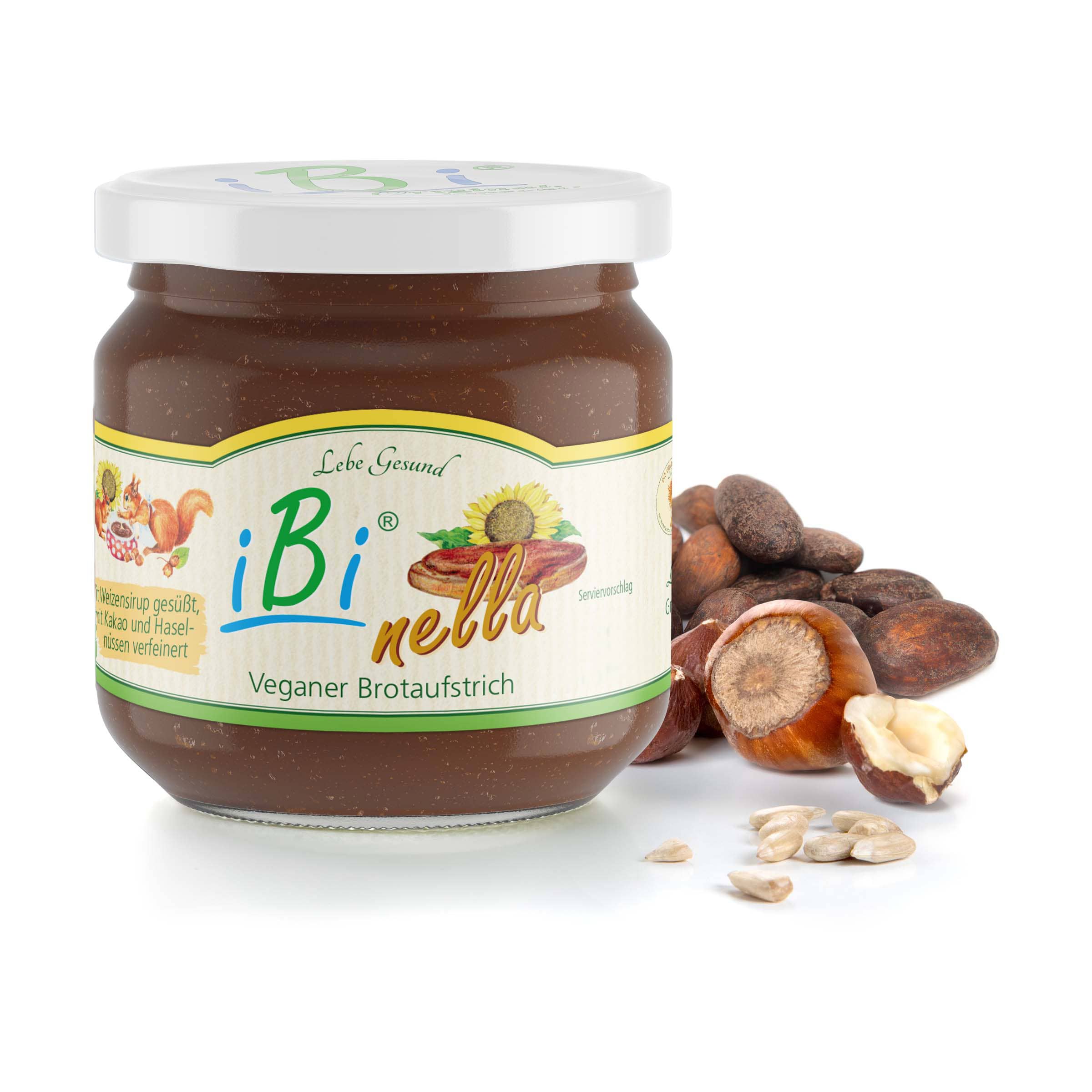 iBi-nella kaufen iBi-nella von Lebe Gesund – süßer veganer Schokoaufstrich