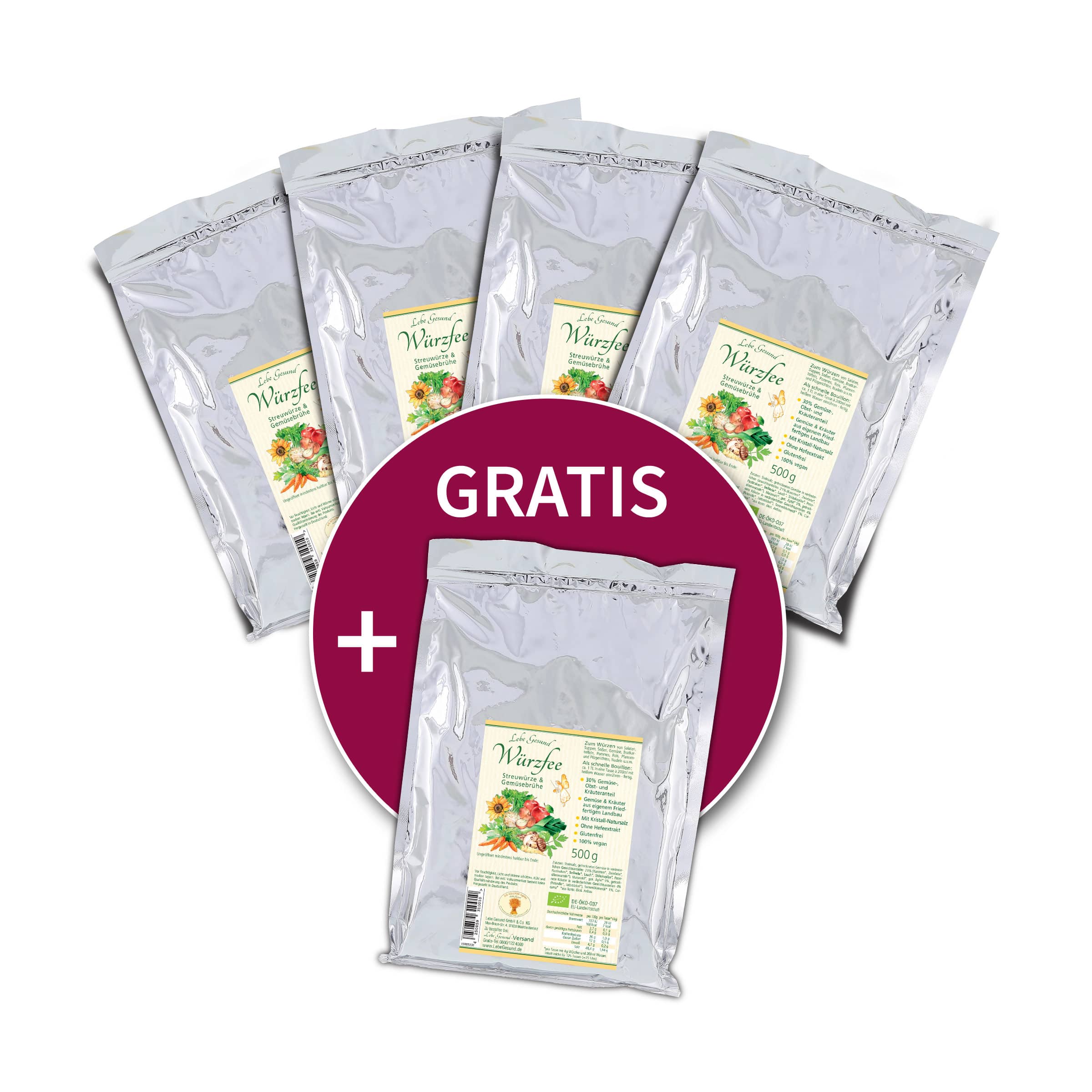4+1 gratis: Würzfee Nachfülltüte kaufen 4+1 gratis: Würzfee Nachfülltüte