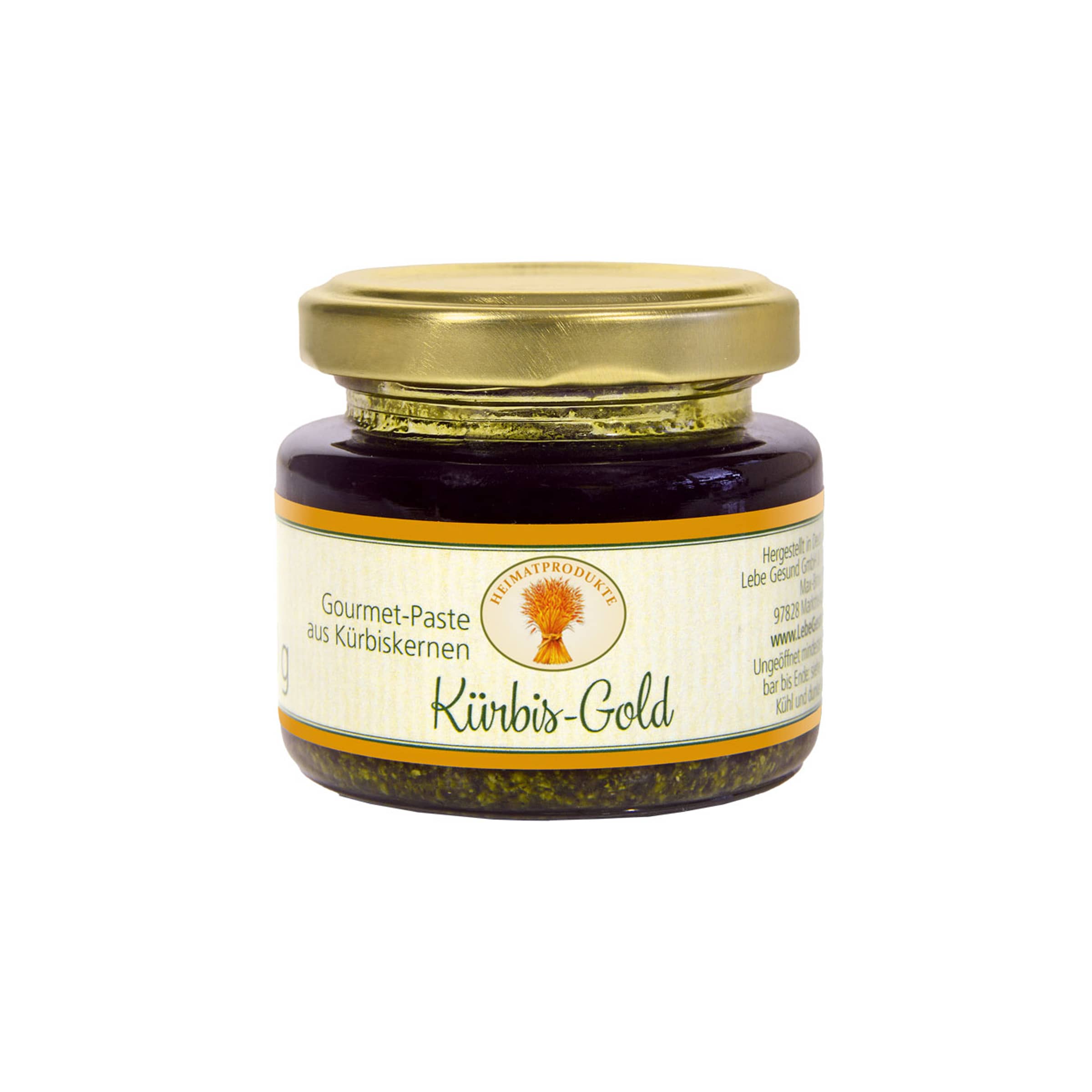 Kürbis-Gold kaufen Kürbis-Gold - Gourmet-Pesto aus Kürbiskernen im 90-g-Glas