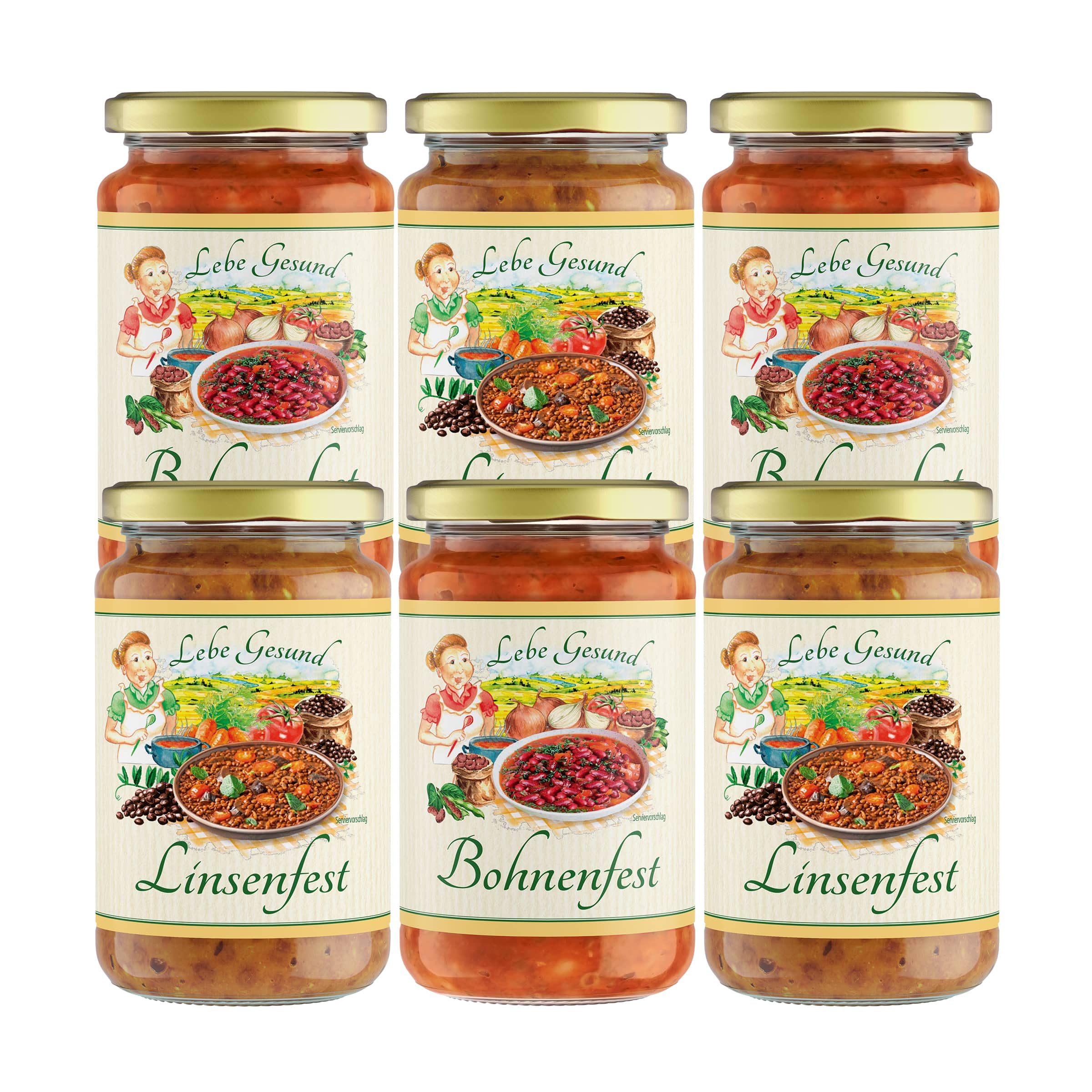 6er-Sparpaket Linsen- und Bohnen-Fest nach Wahl kaufen 6er-Sparpaket Linsen- und Bohnen-Fest nach Wahl