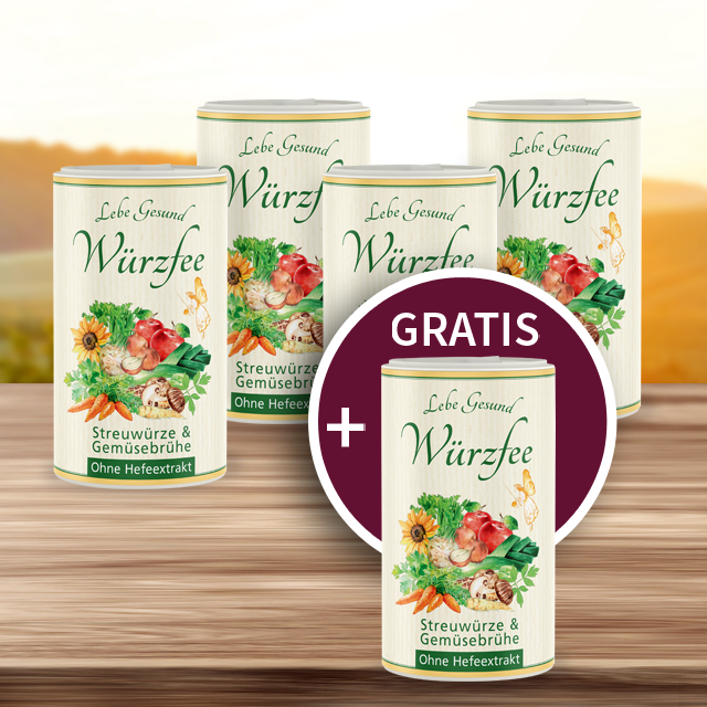 Ihr Vorrat für alle Jahreszeiten – nutzen Sie die Aktion 4+1.