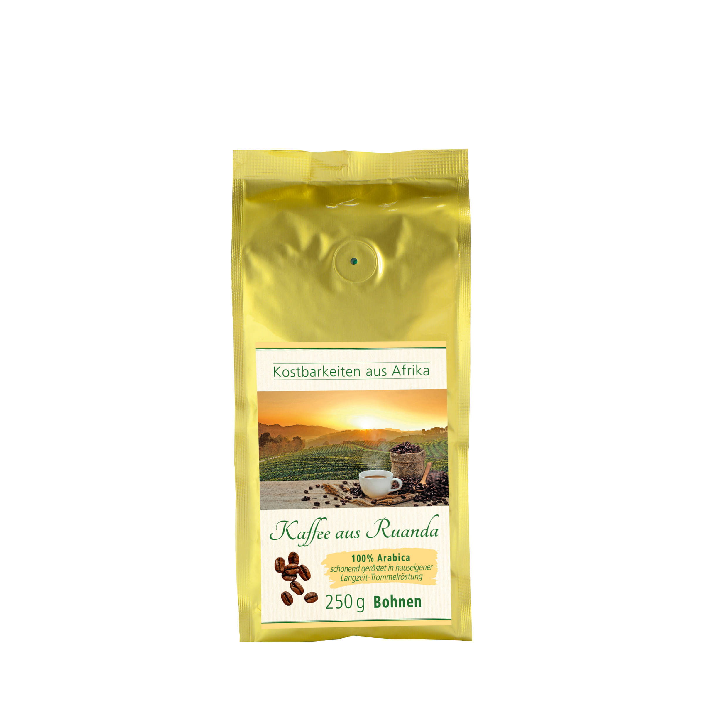 Kaffee aus Ruanda, ganze Bohnen