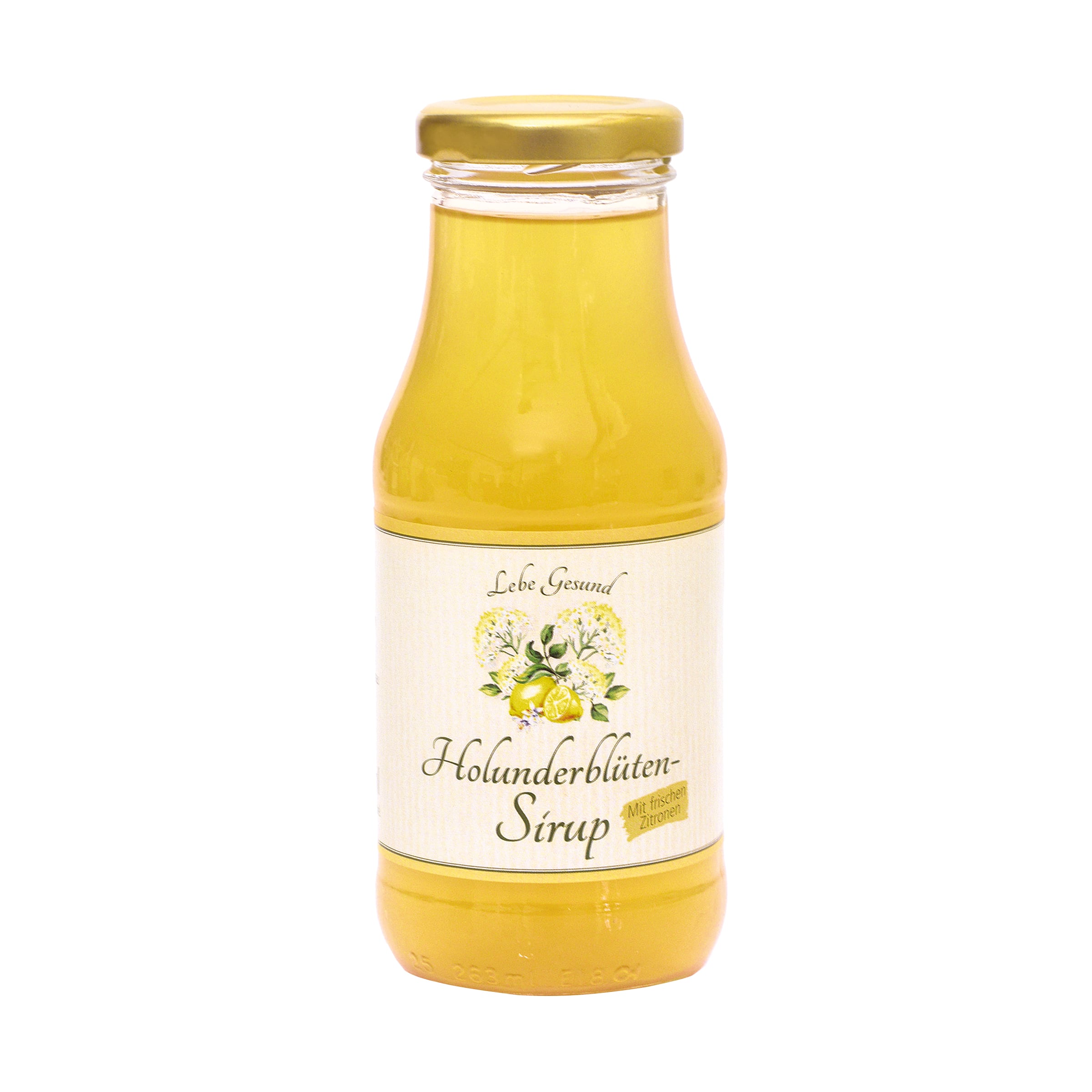 Holunderblüten-Sirup kaufen Bio-Holunderblütensirup von Lebe Gesund, 250 ml