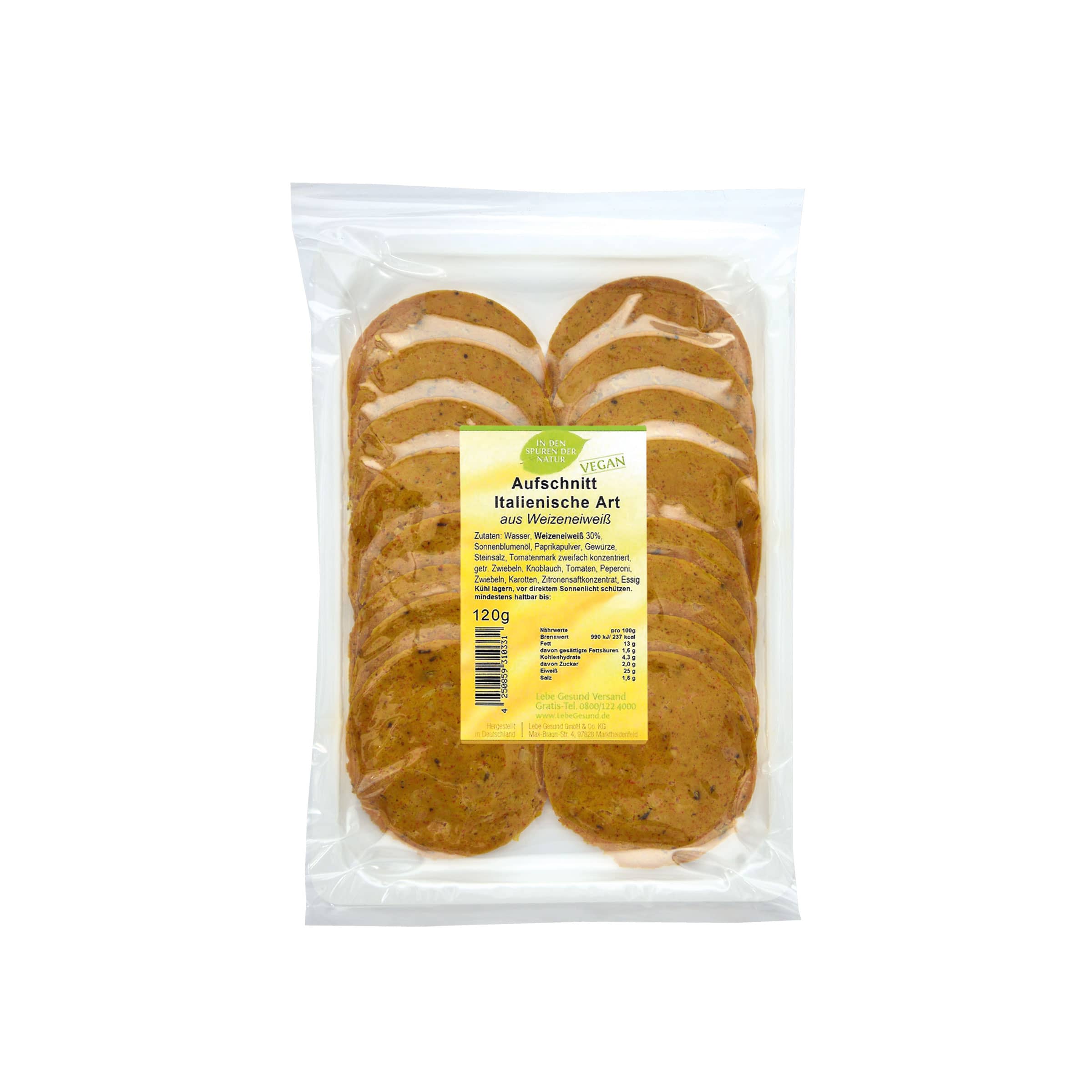 Veganer Aufschnitt Italienische Art kaufen Veganer Aufschnitt Italienische Art