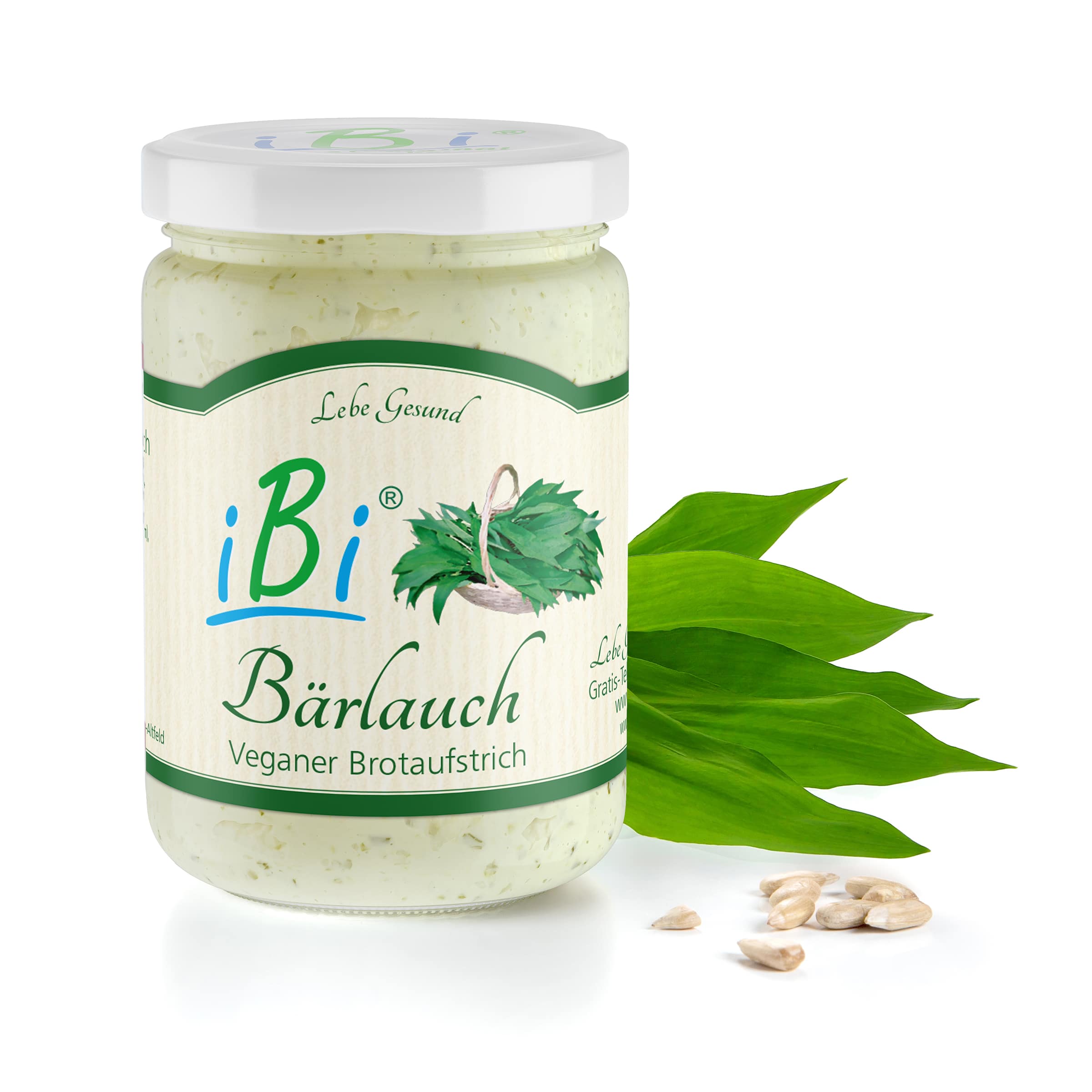 iBi-Bärlauch im 135-g-Glas bestellen iBi-Bärlauch - Bio-Brotaufstrich mit würzigem Bärlauch im 135-g-Glas