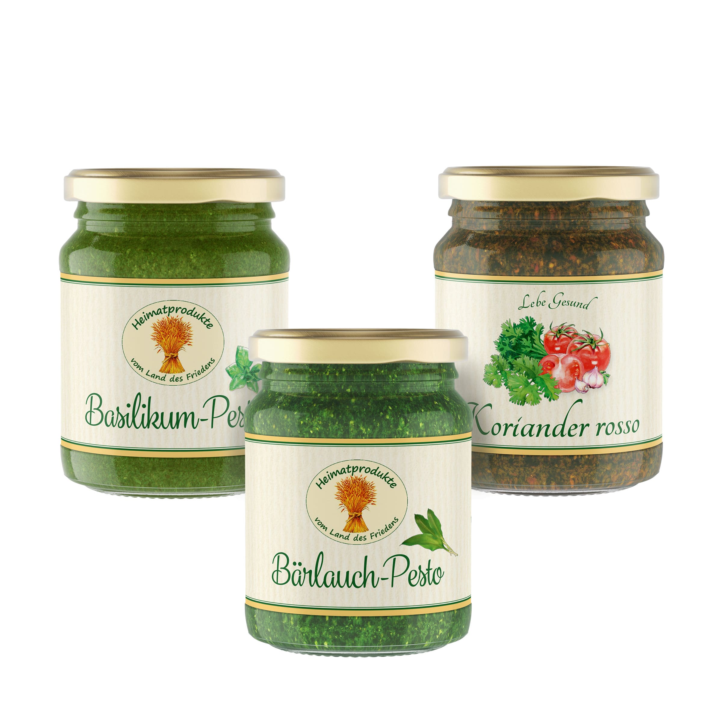 3er-Sparpaket Kräuter-Pesto 125ml nach Wahl kaufen 3er-Sparpaket Kräuter-Pesto 125ml nach Wahl