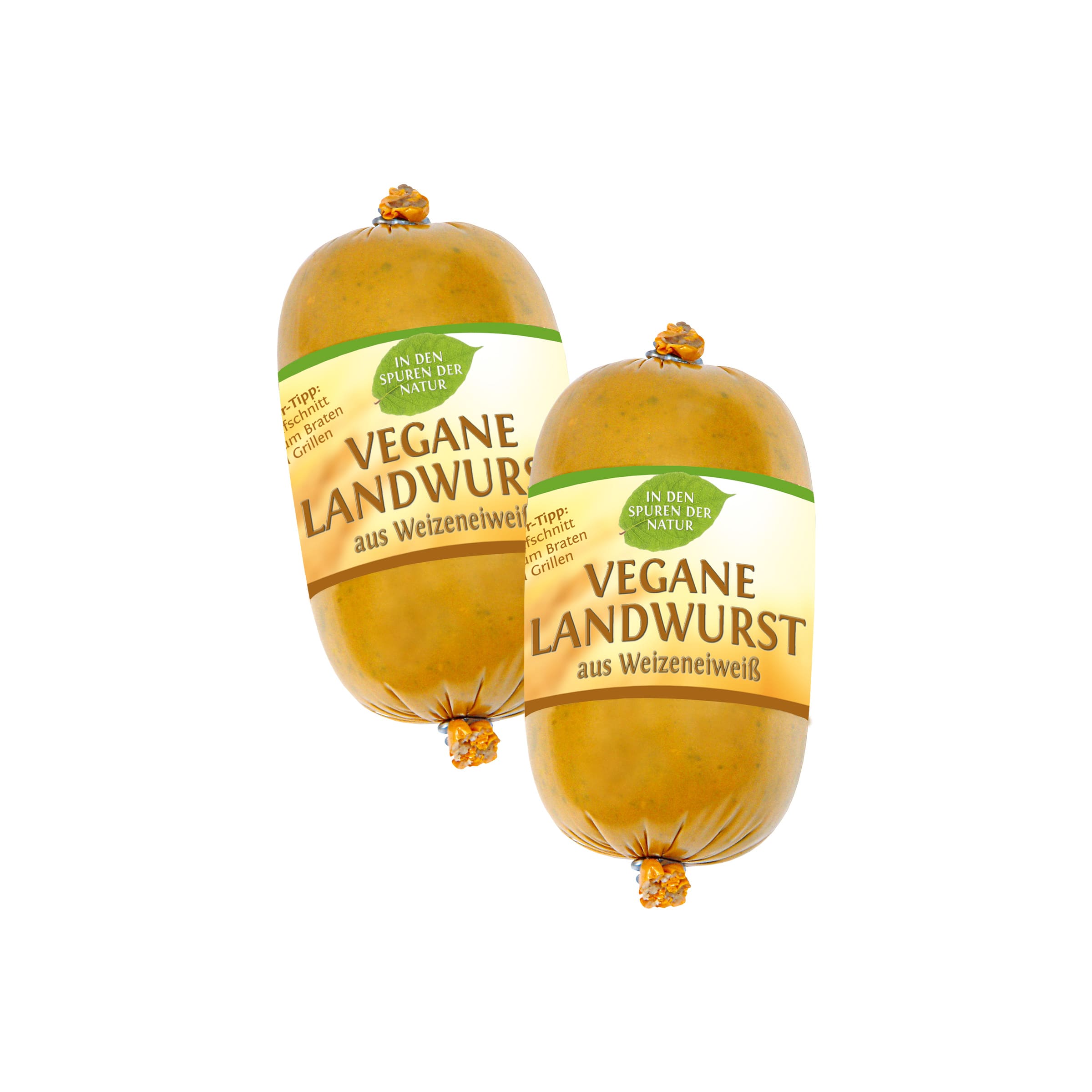 Vegane Landwurst kaufen Vegane Landwurst aus Weizeneiweiß, zwei Würste à 150 g