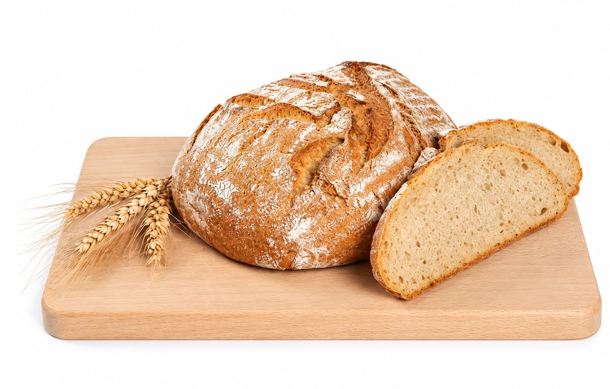 Steinmühlen-Laible frisch bestellen Steinmühlen-Laible von Lebe Gesund - kleines helles Brot mit Weizen-Natursauerteig