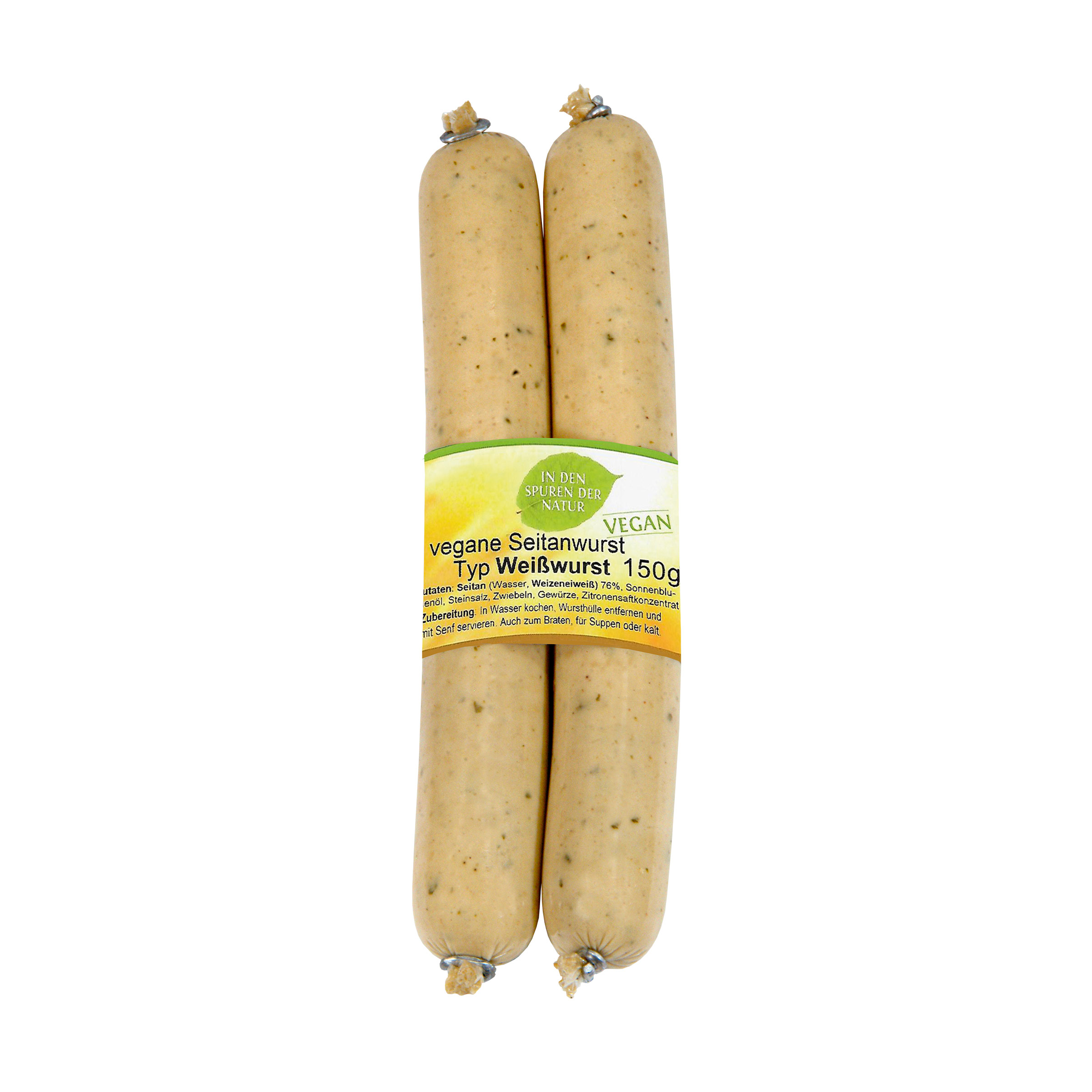 Vegane Seitanwurst Typ Weißwurst kaufen Vegane Seitanwurst Typ Weißwurst