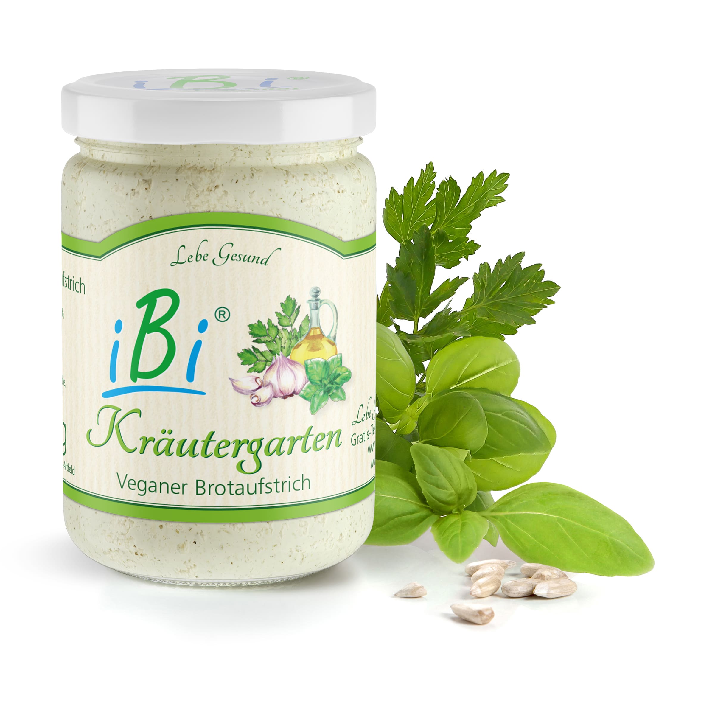 iBi-Kräutergarten kaufen iBi-Kräutergarten - der Bio-Brotaufstrich mit Petersilie und Basilikum