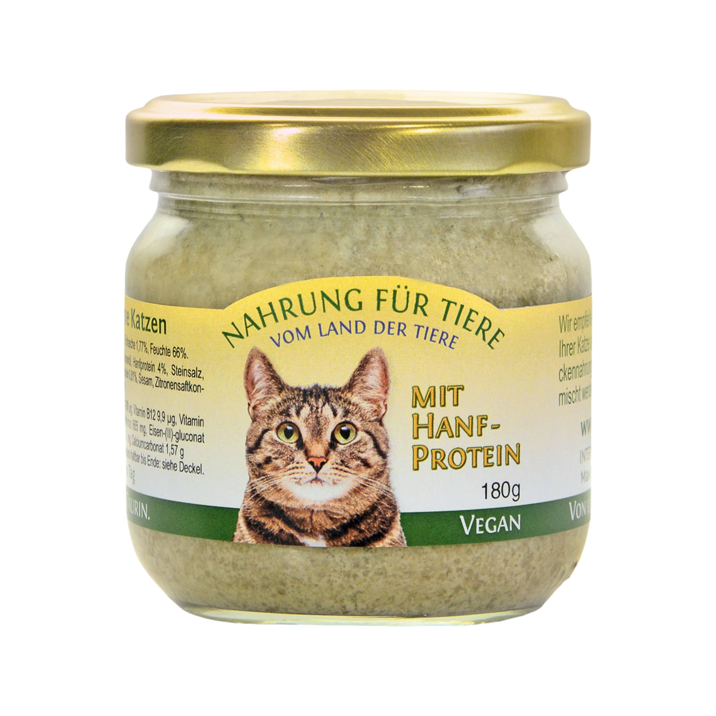 Vegane Katzennahrung mit Hanfprotein kaufen Vegane Katzennahrung mit Hanfprotein