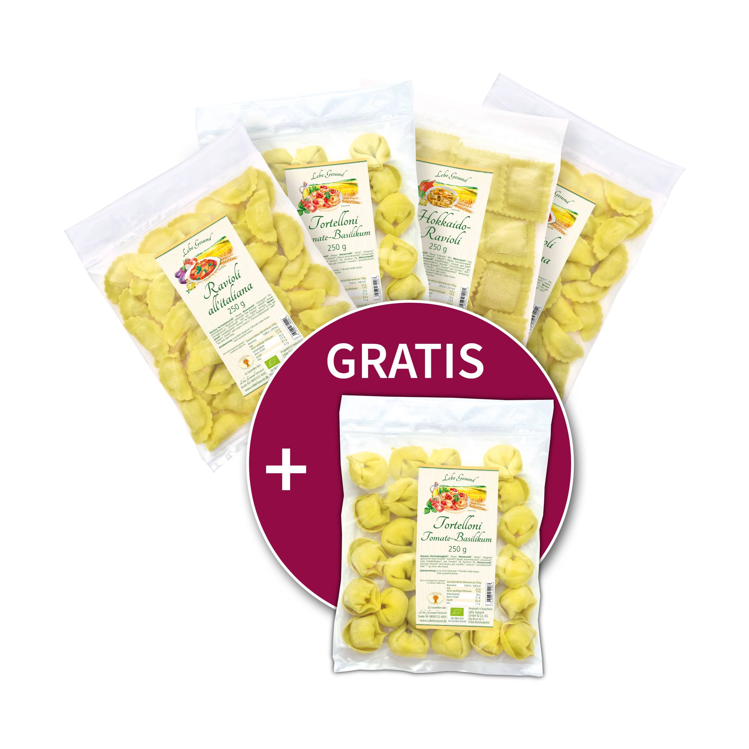 4+1 gratis: Frischnudeln nach Wahl kaufen 4+1 gratis: Frischnudeln nach Wahl