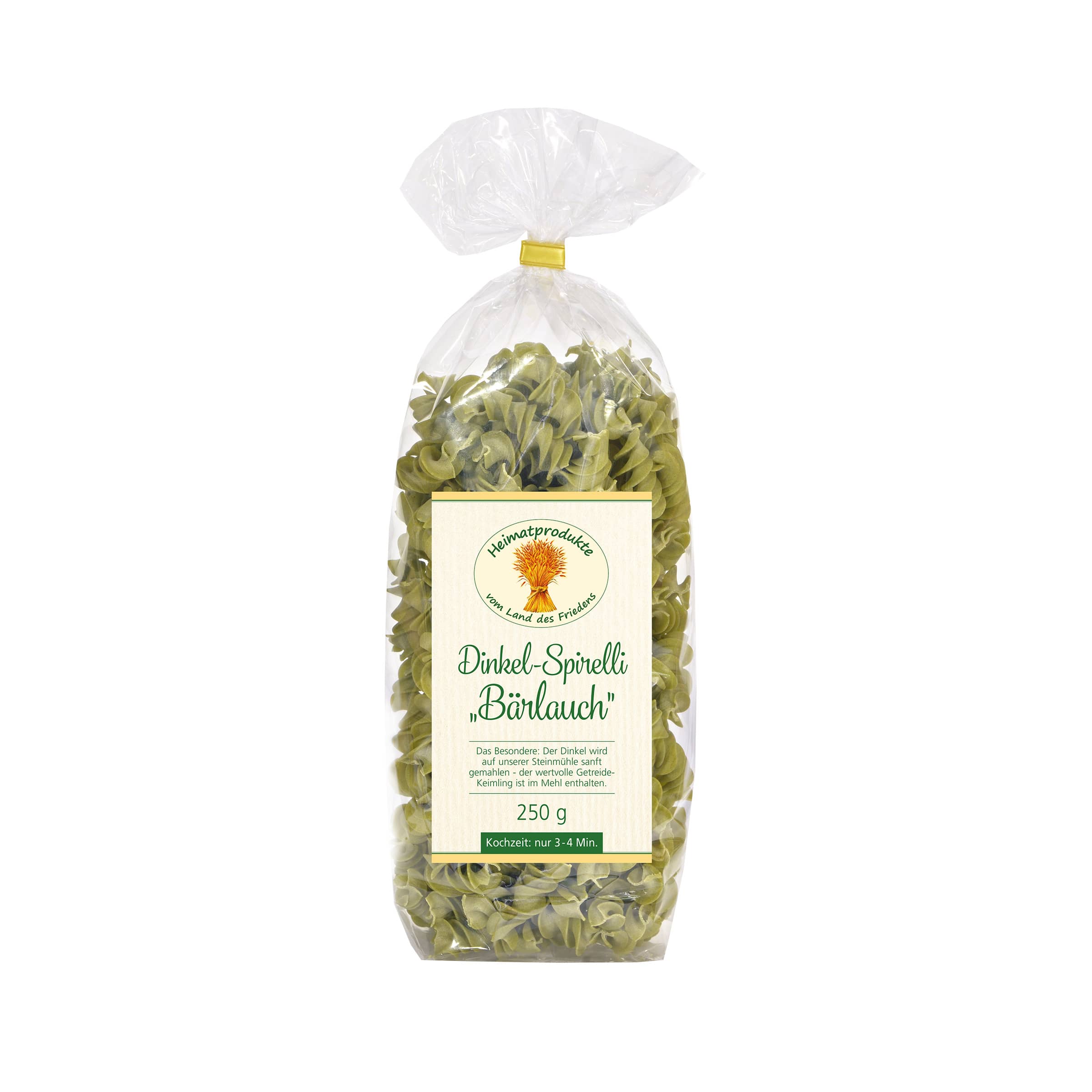 GRATIS: Dinkel-Spirelli Bärlauch kaufen GRATIS: Dinkel-Spirelli Bärlauch