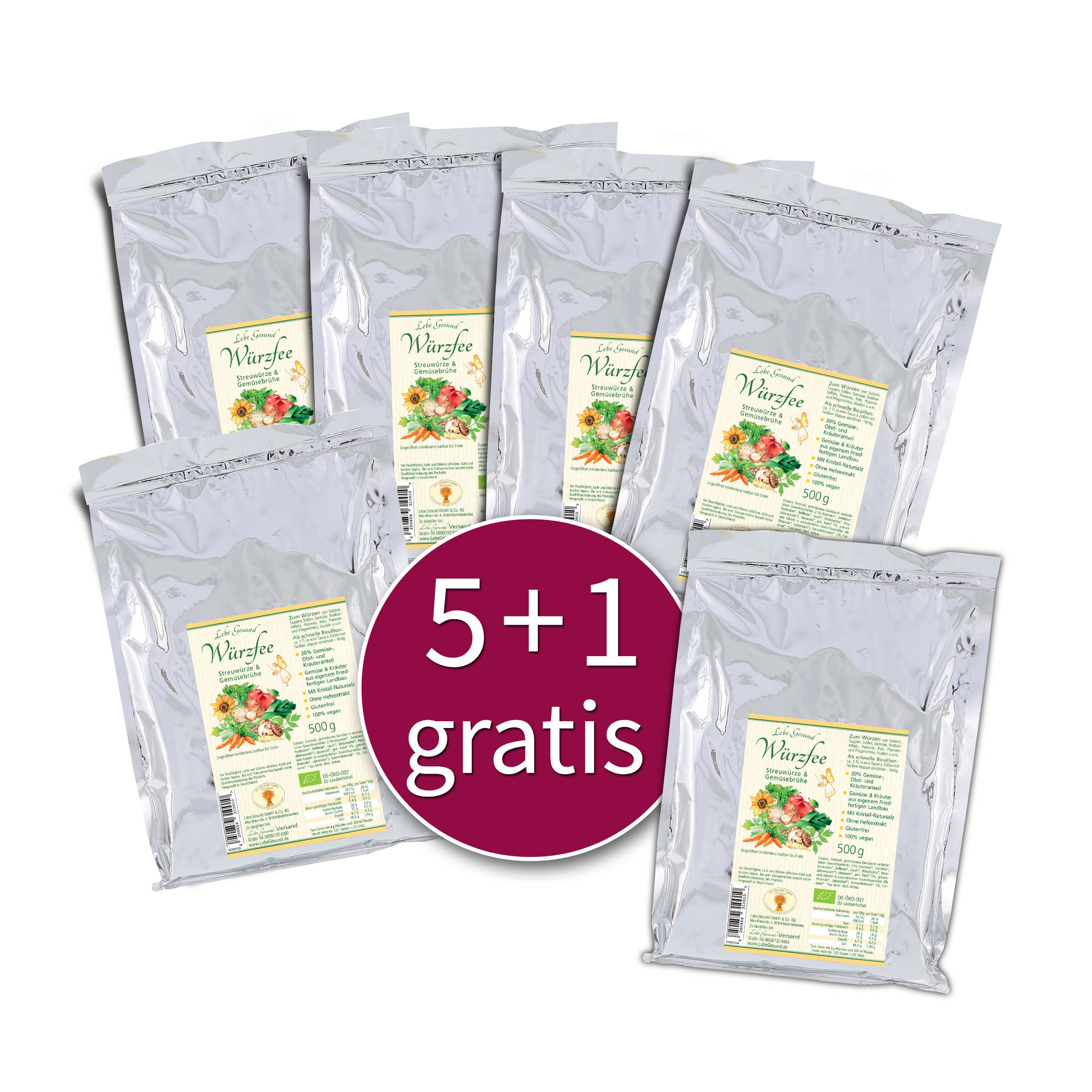 5+1 GRATIS: Würzfee Nachfülltüte kaufen 5+1 GRATIS: Würzfee Nachfülltüte