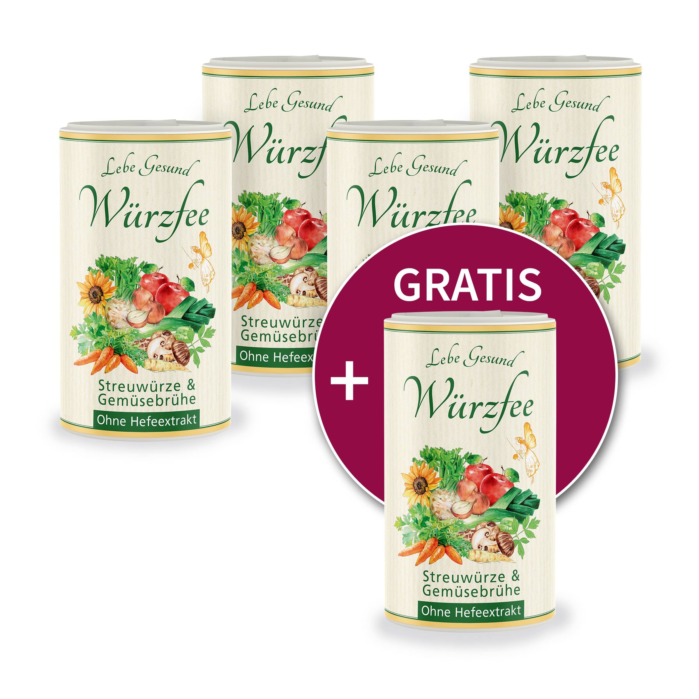 4+1 gratis: Würzfee - Streudose kaufen 4+1 gratis: Würzfee - Streudose