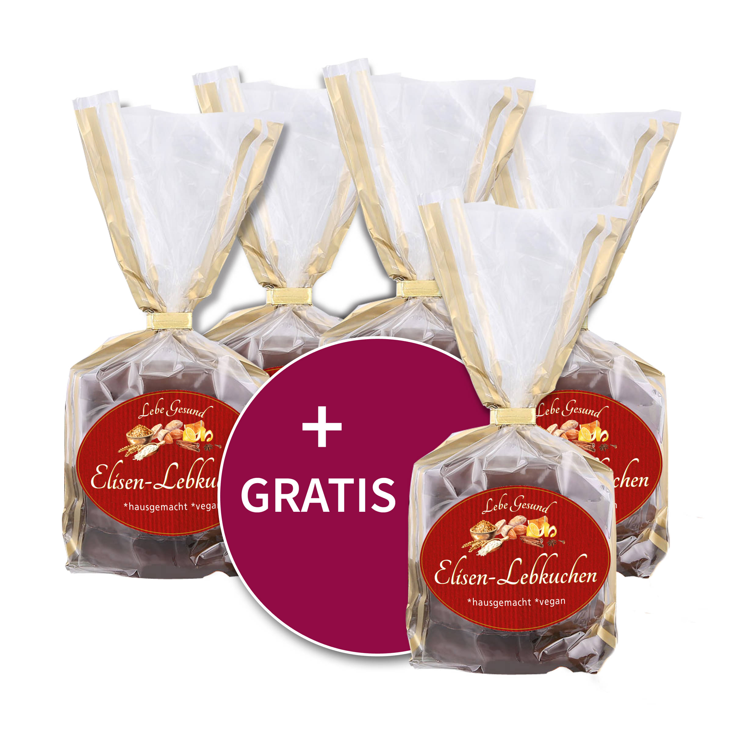 5 für 4 = 1 gratis: Elisen-Lebkuchen kaufen 5 für 4 = 1 gratis: Elisen-Lebkuchen