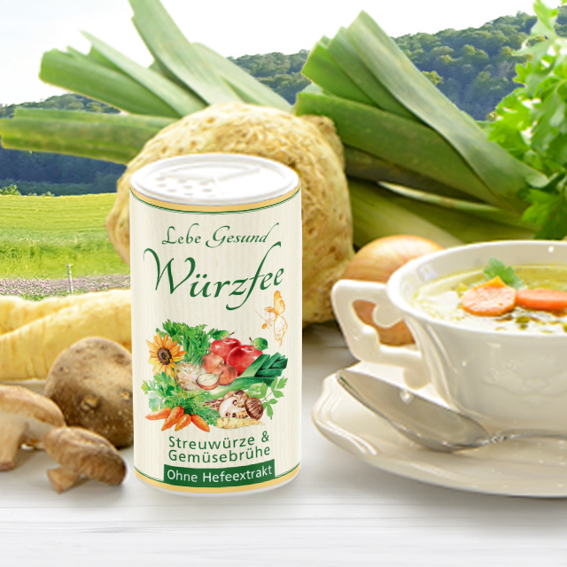 Ob schnelle Bouillon oder kräftiger Eintopf: die Würzfee ist immer eine gute Grundlage. Ob schnelle Bouillon oder kräftiger Eintopf: die Würzfee ist immer eine gute Grundlage.