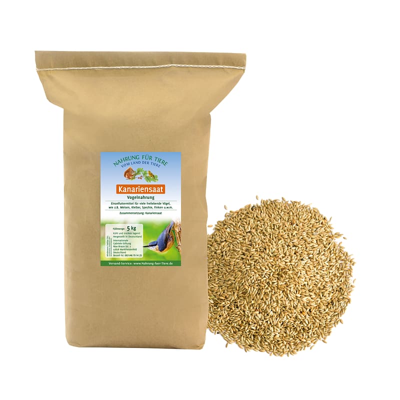 25 Kg Kanariensaat Lose, Vogelfutter Für Kanarienvögel, Naturfutter
