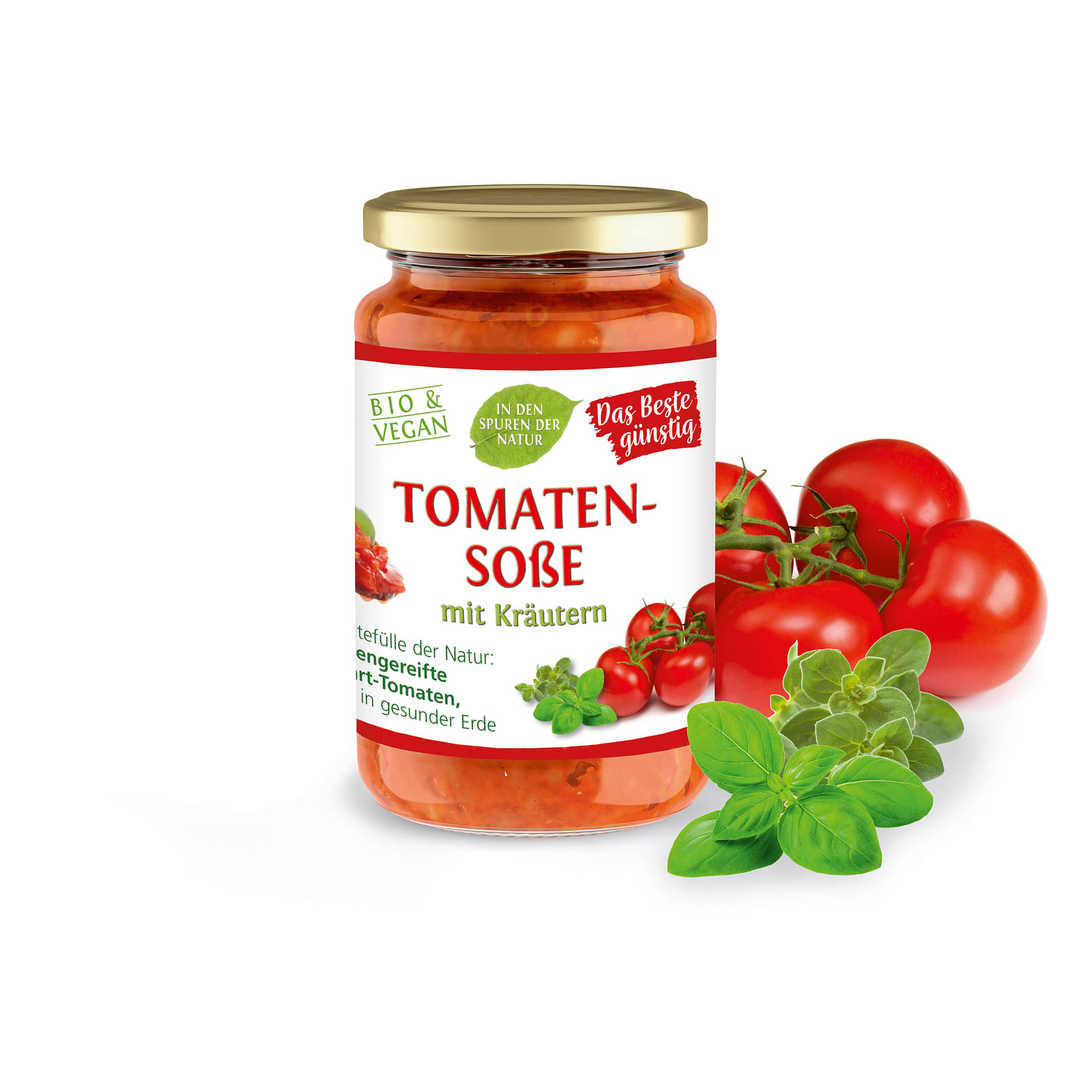 Tomatensoße mit Kräutern | Lebe Gesund Versand Tomatensoße mit Kräutern | Lebe Gesund Versand